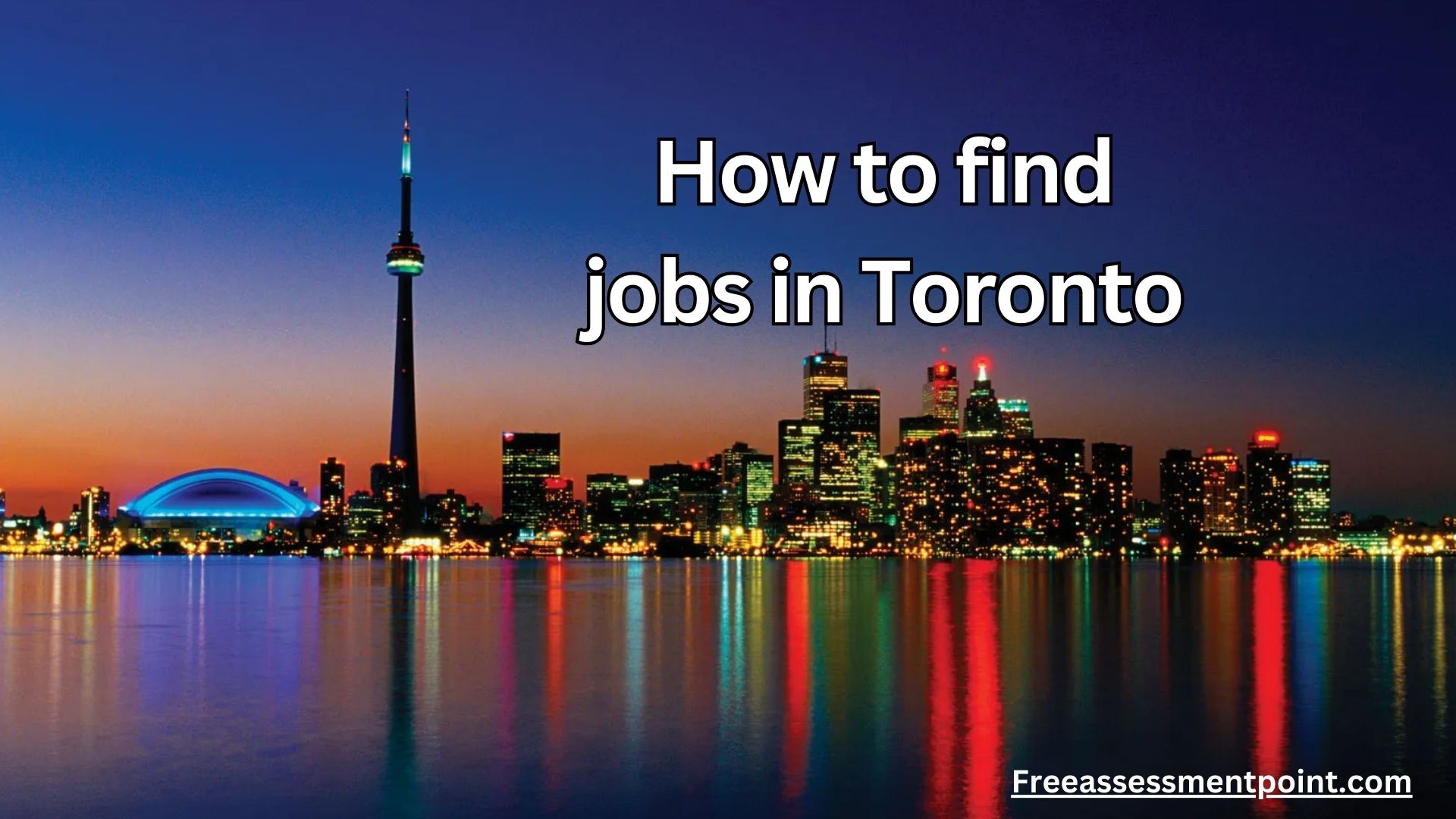 How to find jobs in Toronto